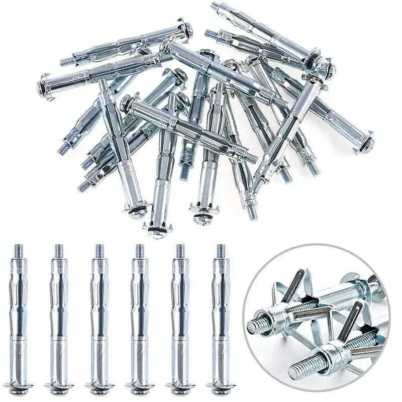 

10pcs Hollow Expansion Bolts Supply special expansion screw for ground lock of internal expansion bolt deceleration strip of ext