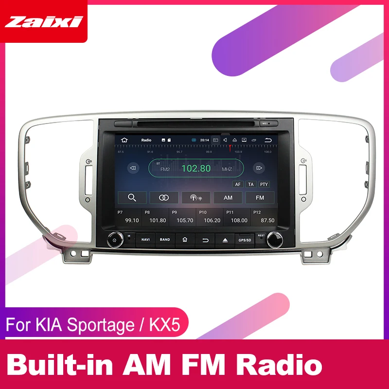 ZaiXi 2 DIN Автомобильный dvd-плеер gps-навигатор для KIA Sportage KX5~ автомобильное мультимедиа андроид экран системы радио стерео