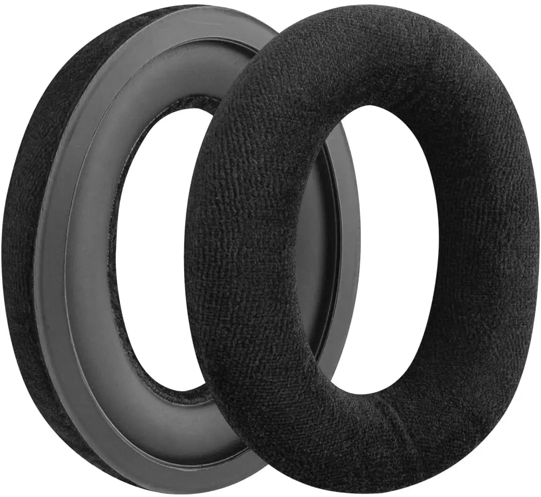 Almofadas de Substituição de Veludo Conforto para Sennheíser Fones de Ouvido Fone de Ouvido Jogo Earpads Almofada Repa um Pc360 Pc363d Pc373d - Image 2