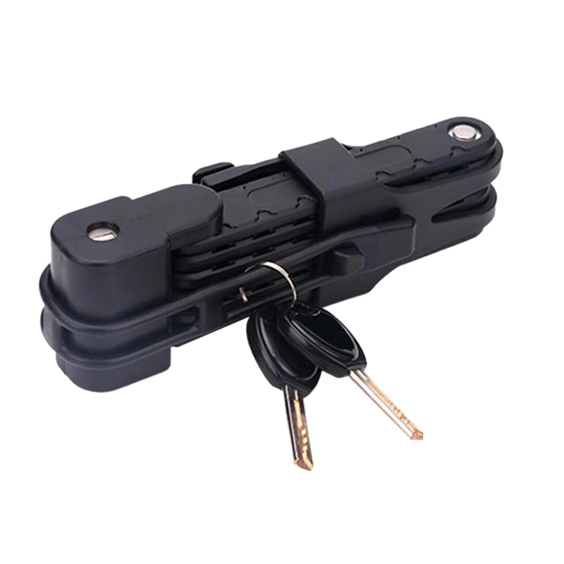 

Universal Folding Bicycle Lock Steel Bike Lock Security Cable Lock Anti-Theft Combination Riding Tool For Mountain Bike