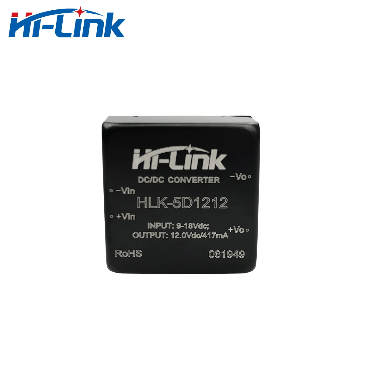   VRB1212YMD-5WR3 Sngle  12Vdc 12V 420ma 5W DC DC   HLK-5D1212 9-18V