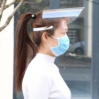 

2020 Transparent Anti Droplet Dust-proof Protect Full Face Covering Mask Visor Shield