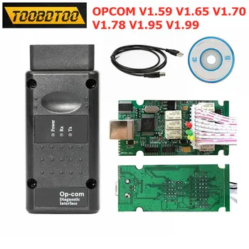 

OPCOM V1.59 V1.65 V1.70 V1.78 V1.95 CAN BUS Interface OPCOM V1.99 Supports Flash Firmware For Opel OBD2 Diagnostic Tool