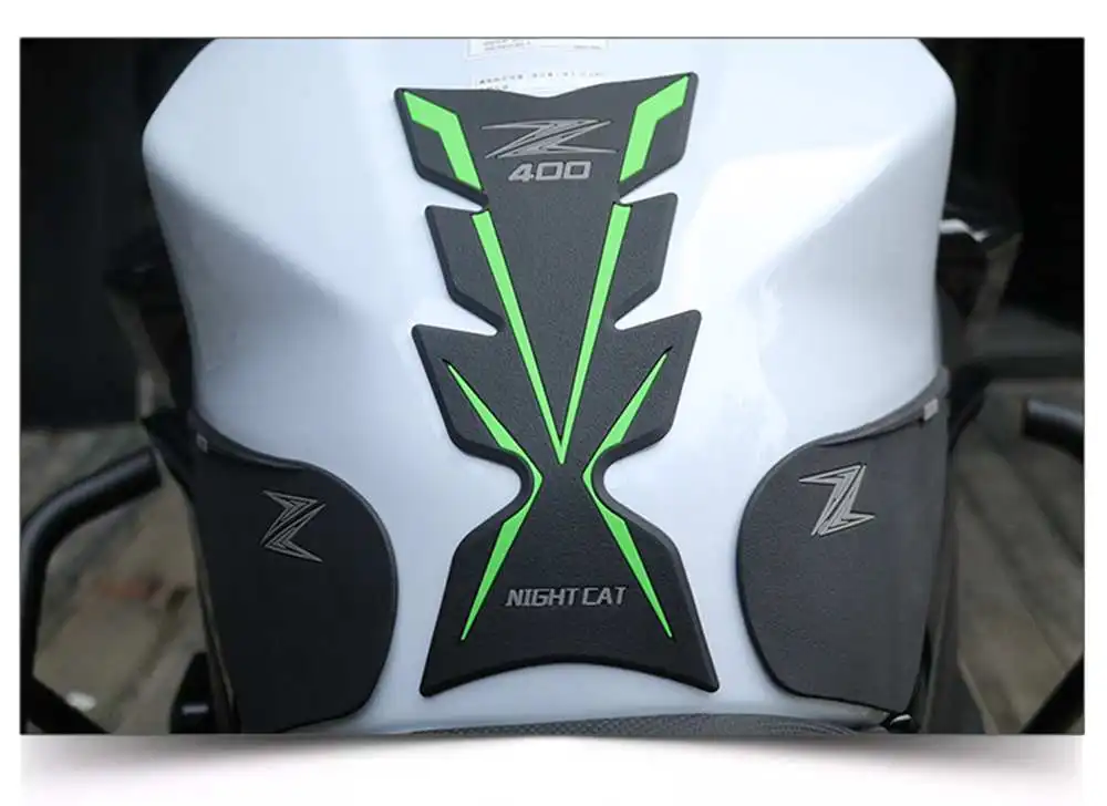 3D Мотоцикл Танк Pad протектор наклейки Наклейка для Kawasaki Z400 противоскользящие наклейки на планшет