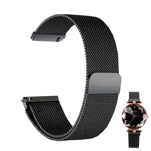 Cinturino a sgancio rapido milane cinturino magnetico per Dior DIRO swa  rovski sostituzione bracciale moda donna oro rosa 14mm 16mm|Watchbands| -  AliExpress