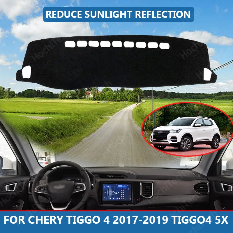 

Внутренняя крышка приборной панели автомобиля, накидка для Chery Tiggo 4 2017-2019 Tiggo4 5x, Солнцезащитный коврик для приборной панели, коврик для приборной панели