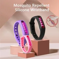 1pc braccialetto repellente per zanzare estivo braccialetto in Silicone Anti zanzara cinturino da polso braccialetto prodotti repellenti per insetti impermeabili