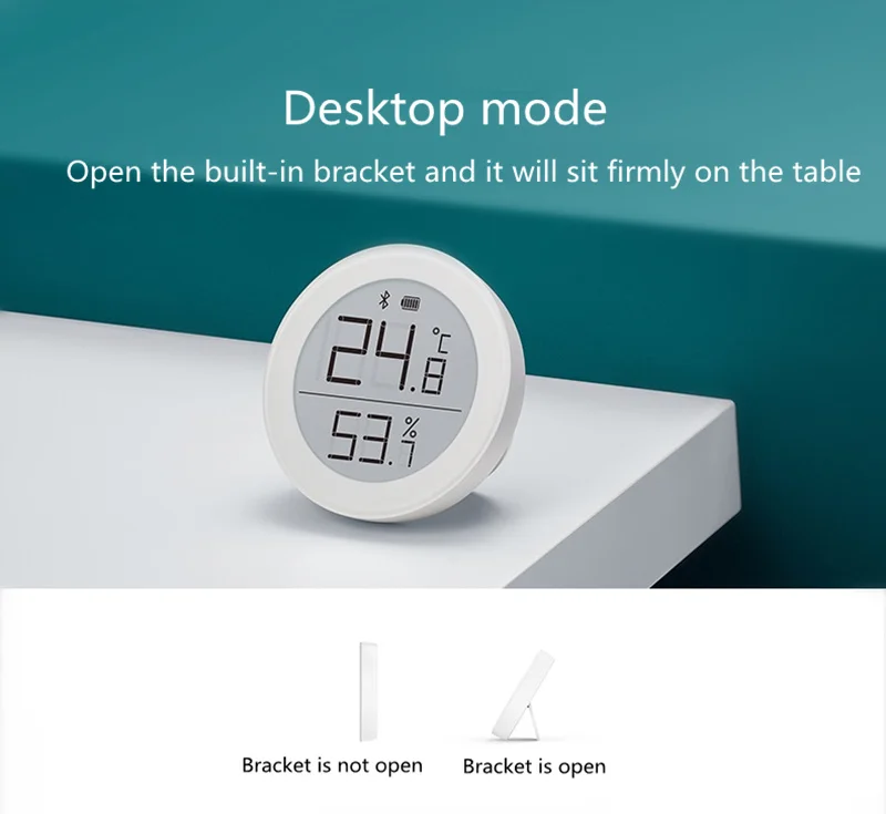 Bulk Xiaomi ClearGrass Digital Bluetooth Thermometer Hygrometer 0~50 Electronic Ink Screen Data Automatic Recording with mi APP (18)