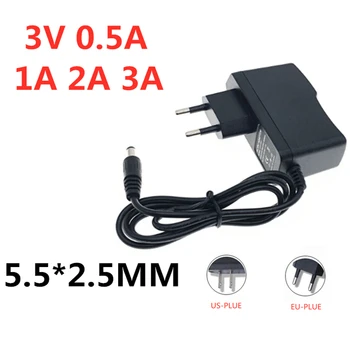 

3V Adapter AC/ DC 3V 0.5A 1A 2A 3A AC 100-240V Converter power Adapter 5Volt 1000MA Power Supply Charger EU US Plug