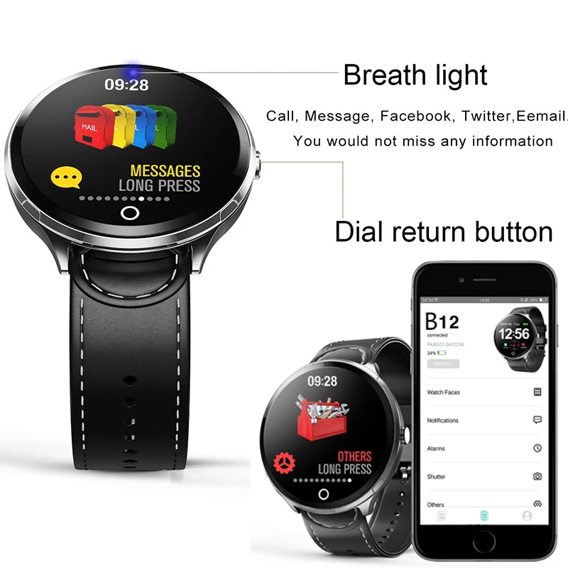BINSSAW New Smart Watches Women Men Sports Smart Wristwatch  Waterproof Fitness Tracker Heart Rate Blood Pressure Smartwatch