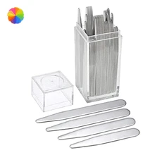 Different Sets Stainless Steel Collar Stays for BF Business Man Shirt Bone Stiffeners Inserts Father's Day Gift XBFF
