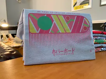 

Back To The Future Japanese Hoverboard Poster T-Shirt Inspired by Michael J Fox