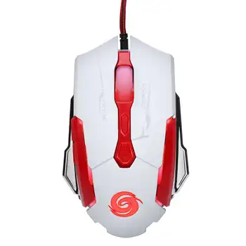 

K1015 Usb Wired Mouse 7 Buttons 4 Colors Led 4000 Dpi Adjustable Optical Gaming Mouse Gamer Professional Gaming Mouse Mice Wired