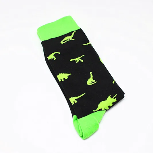 Fashion Hip Hop Cartoon Men Socks animal Fruit Personality Skateboard Breathable Happy Socks Calcetines Hombre