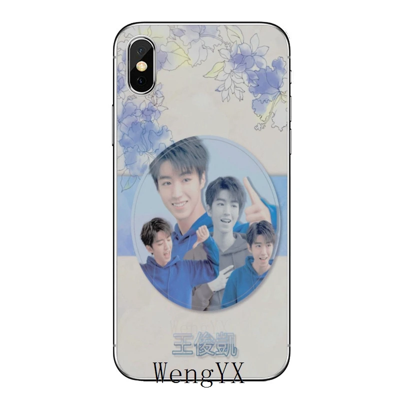 Китайский мальчик команда TFBOYS для iPhone XR X XS Max 8 7 6s 6 plus SE 5s 5c 5 iPod Touch аксессуары чехол для телефона - Цвет: TFBOYS-A-04