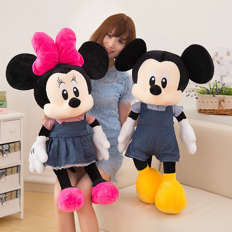 

New Style Cartoon Cute Mickey Minnie Pillow Doll Toy Customizable Children Stuffed Toy