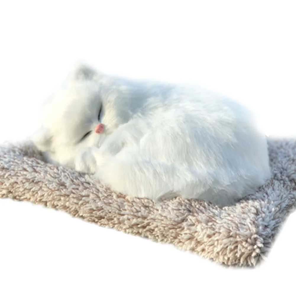 Activated Carbon Simulation Dog Purifying Air Plush Toys Dolls Remove Formaldehyde Car Styling C44 - Название цвета: white cat style 2