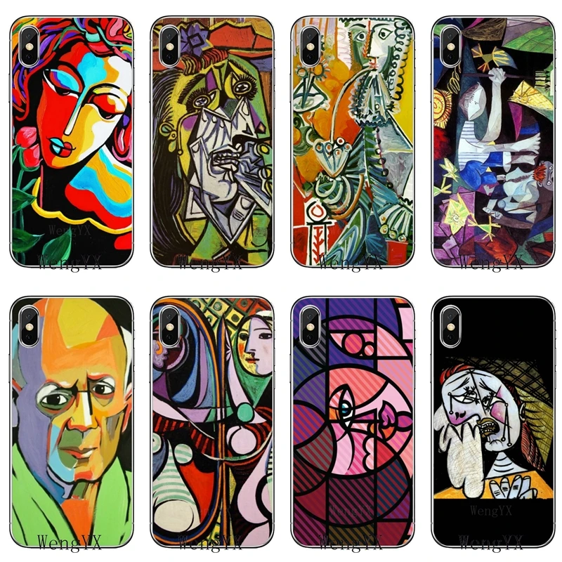

Transparent phone case Pablo Picasso abstract Art For Xiaomi Redmi Note 7 6 6A 5A 4 4A 3 pro S2 5 plus 4x Pocophone F1
