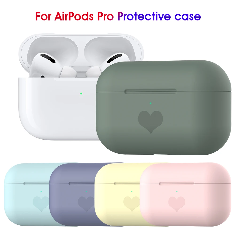 Для Apple Airpods Pro силиконовый чехол для наушников 2019 Мягкий Чехол влюбленных 3