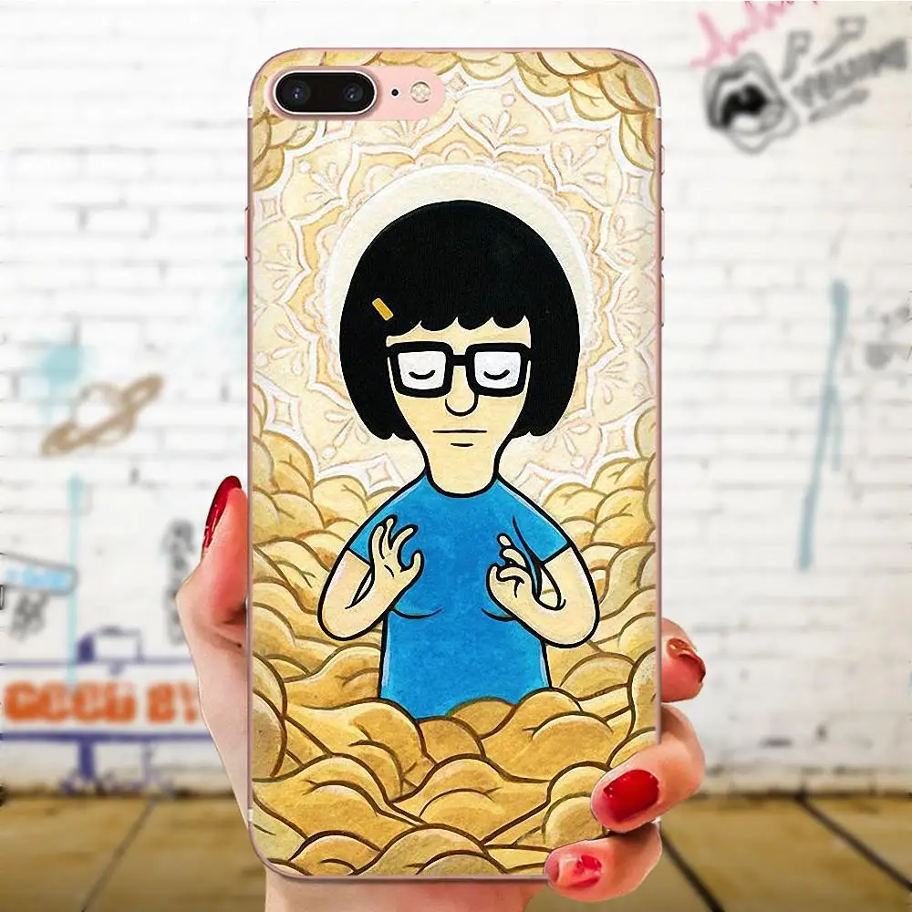 Мультфильм Боб бургер Прекрасный Мягкий ТПУ телефон кожи для Apple iPhone 11 Pro X XS Max XR 4 4s 5 5C 5S SE 6 6S 7 8 Plus - Цвет: as picture