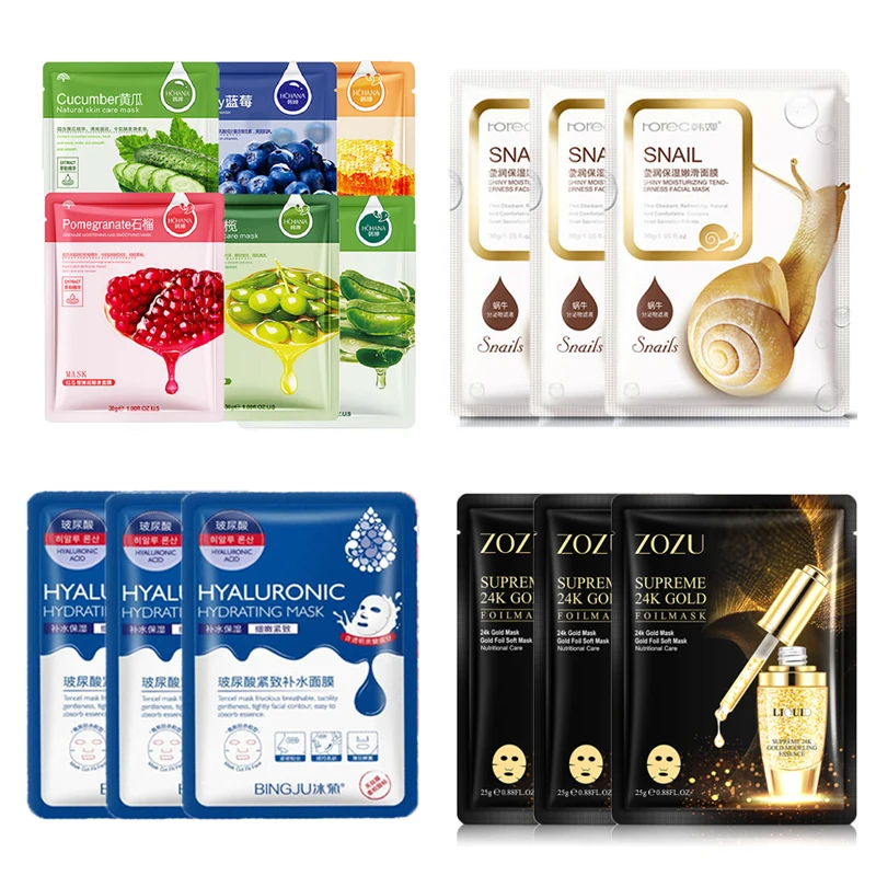 40pcs Wholesale Mask For The Face Aloe Honey Moisturizing Refirming