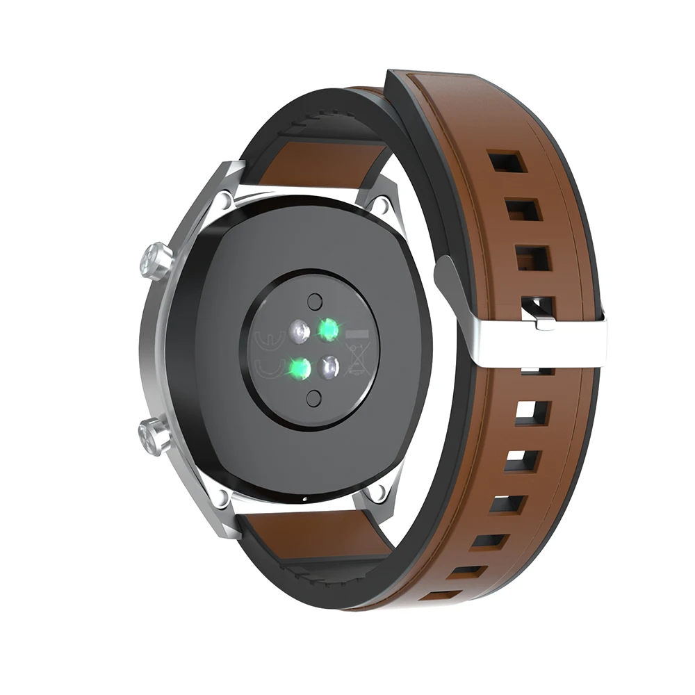 22 мм ремешок для часов huawei Watch GT2 GT 2 Смарт-часы из натуральной кожи силиконовый ремешок-браслет Ремешки для наручных часов для galaxy Watch 46 мм