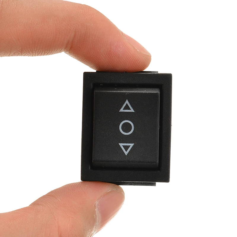 1pc Car 3 Position 6Pin On Off On DPDT Momentary Rocker Switch Control Button Power Window Accessories