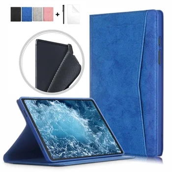 

2020 New Tablet Case for Samsung Galaxy Tab A7 10.4'' Lightweight PU Leather Stand Cover for SM-T500 SM-T505 SM-507+Film+Pen