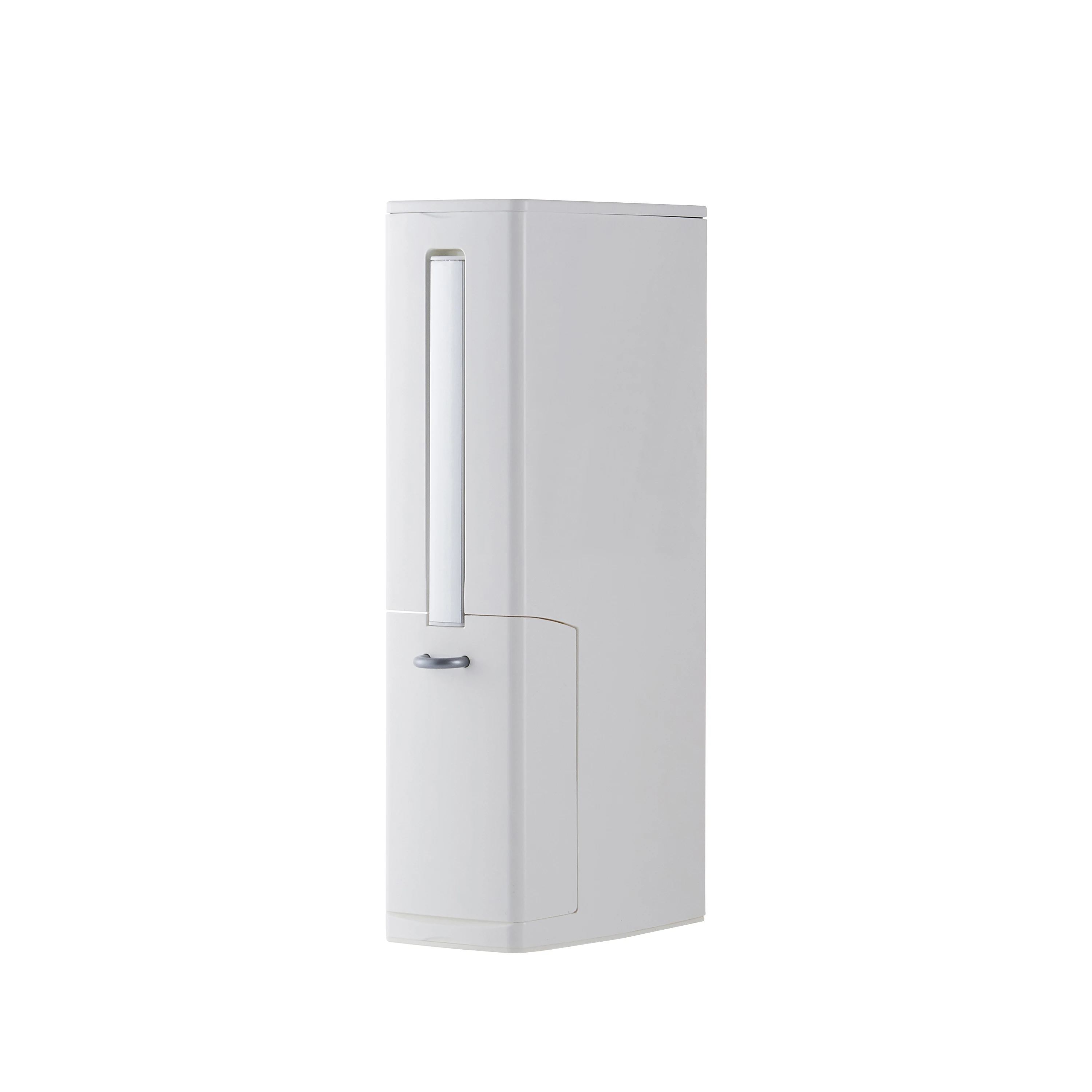 White UNTIOR 6L Пластиковый Мусорный бак с туалетной щеткой мусорное ведро многофункциональные инструменты для уборки ванной комнаты - Цвет: White