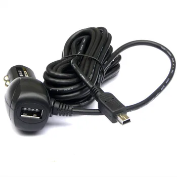 

Car Universal DC 8V-36V 3.5meter Output 5V 2A mini USB Car Charger USB Port for Car DVR Camera GPS Video Recorder