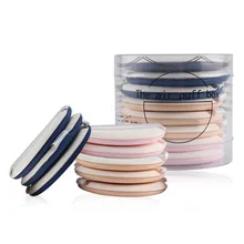 B 8 шт губка косметический спонж лицевые губки для лица Порошковая пудра Мягкий очищающий спонж для девушек и девушек 3 цвета пудра Макияж инструмент