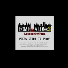 Home Alone 2-Lost in New York USA версия 16 bit большая серая игровая карта для NTSC игрового игрока