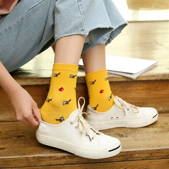 

Fashion woman funny cute panda flamingo owl animal cartoon socks Korean style happy woman ankle socks comfortable cotton socks