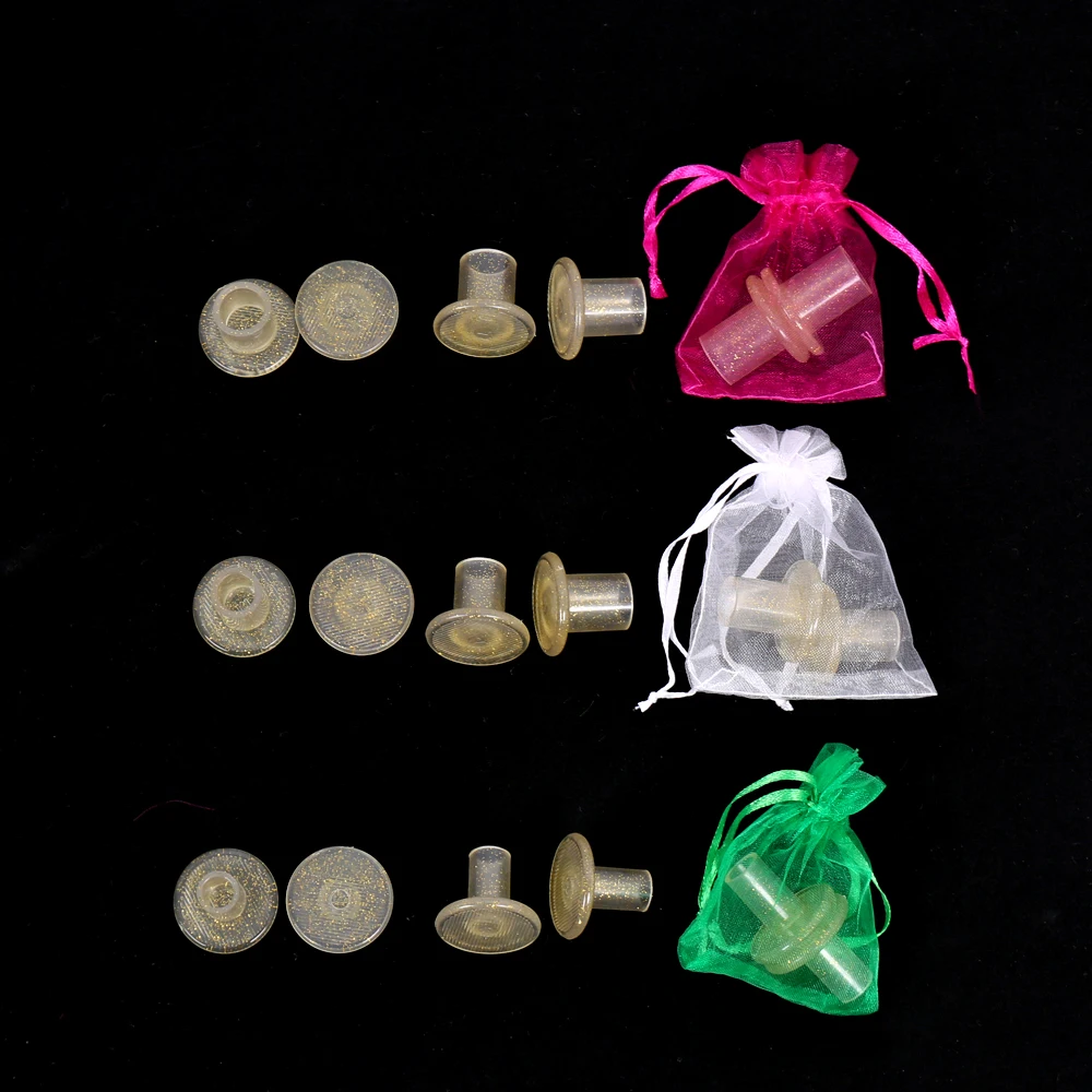 10 Pair/lot Metallic Plastic Shoe Heel Protectors For Glass Gold/silver