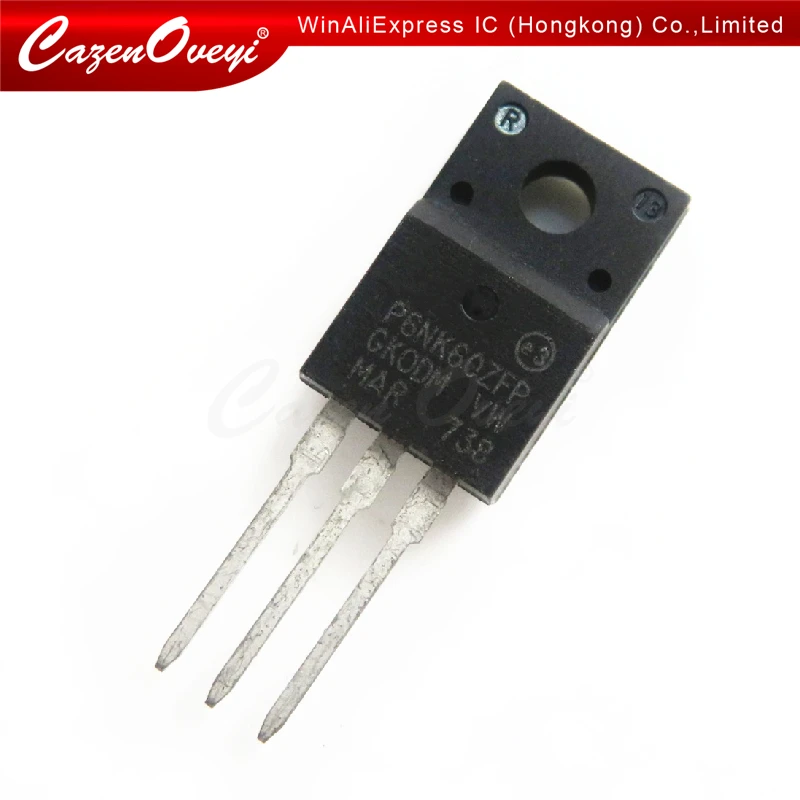 5 шт./лот STP6NK60ZFP TO-220 STP6NK60 TO220 6NK60ZFP в наличии | Электронные компоненты и