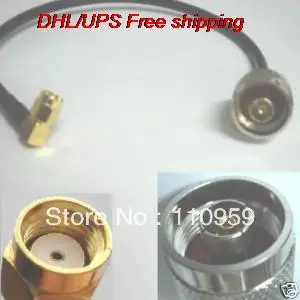 

DHL/EMS Hot 100 pcs RP N Male Jack to RP SMA Male Jack Right Angle RG58 20"-A2