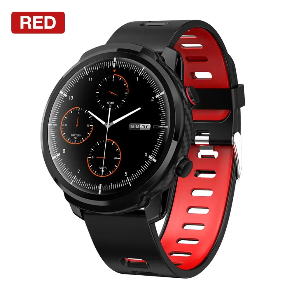 Новые умные часы, водонепроницаемые спортивные Смарт-часы, черные/красные часы для мониторинга сердечного ритма, часы для SENBONO S10 - Цвет: Red