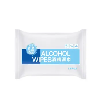 

Alcohol Wet Wipes 2 Packs Disposable Sterilize Wet Wipe Alcohol Hand Skin Cleansing Napkin Tissue