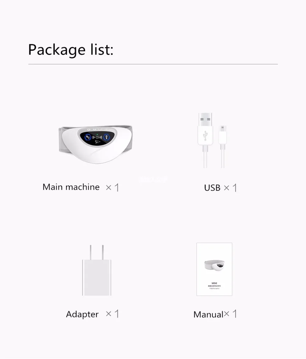 Youpin мини Usb обогреватель для живота Беспроводной инфракрасный обогрев 3-скоростной Контроль температуры пневматический массаж Led Дисплей