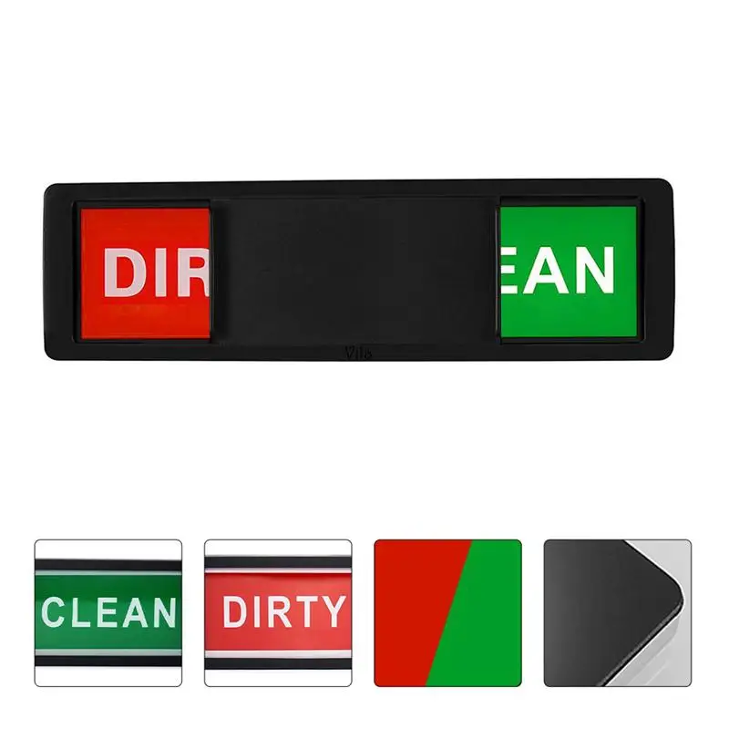 

Magnetic Clean Dirty Sign Room Cleaning Tips Dishwasher Magnet Sign Indicator Room Clean Dirty Sign Useful Signboard For Hotel
