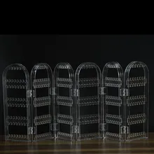 Новое поступление, 6 панелей, органайзер для ювелирных изделий, органайзер для сережек, акриловый держатель для ювелирных изделий, органайзер для ювелирных украшений