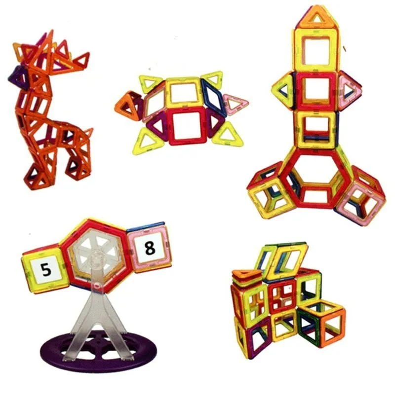 Vavis Tovey Мини DIY Разнообразие магический магнит тянет магнитные строительные блоки собранные подарки детям
