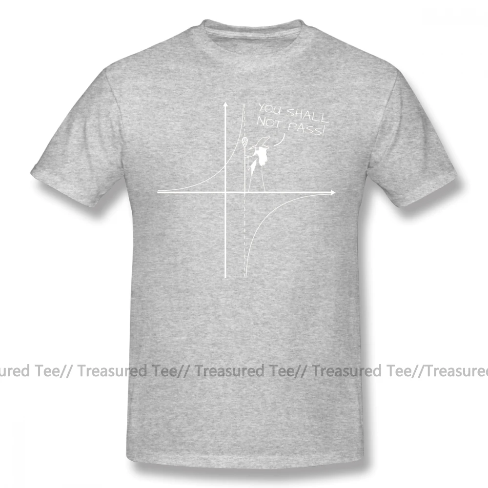 Гэндальфа футболка, что вы не будете футболка pass с короткими рукавами 100 процентов хлопковая Футболка забавные уличная Графический человек футболка - Цвет: Gray