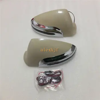 

LED Rear-view Mirror Lights with Cover Case for Buick Excelle Verano GT XT 2010-2015, Yellow LED Turn Signals Light