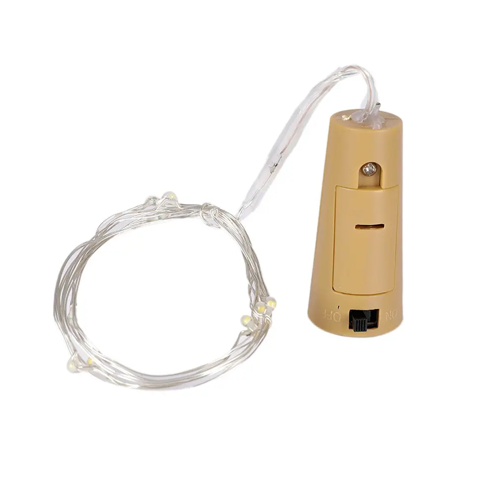 

ICOCO 2M Cork Light Wine Bottle Stopper Light Christmas lights Halloween Waterproof Holiday Atmosphere Copper Wire String Led