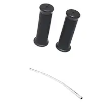 7/8 'руль мотоцикла тяга прямой бар W/ручки для Honda CG125 серебро