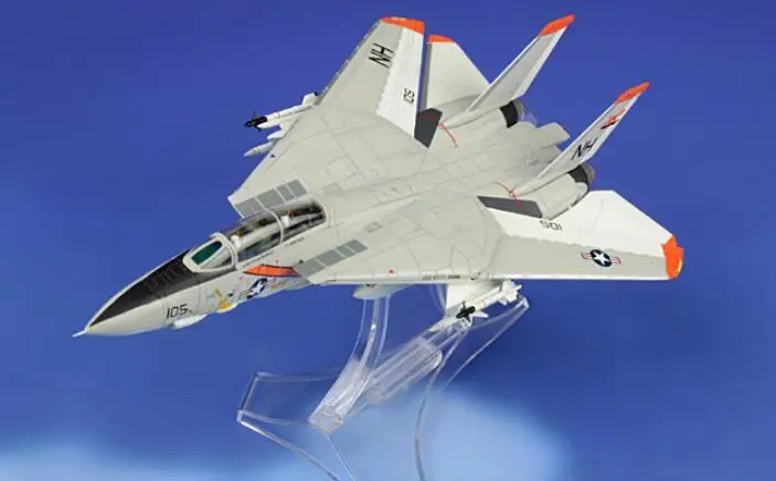 Century Wings F-14A NH105 USN VF-114 авианосец Kitty Hawk 1978 1/72 литая под давлением модель самолета