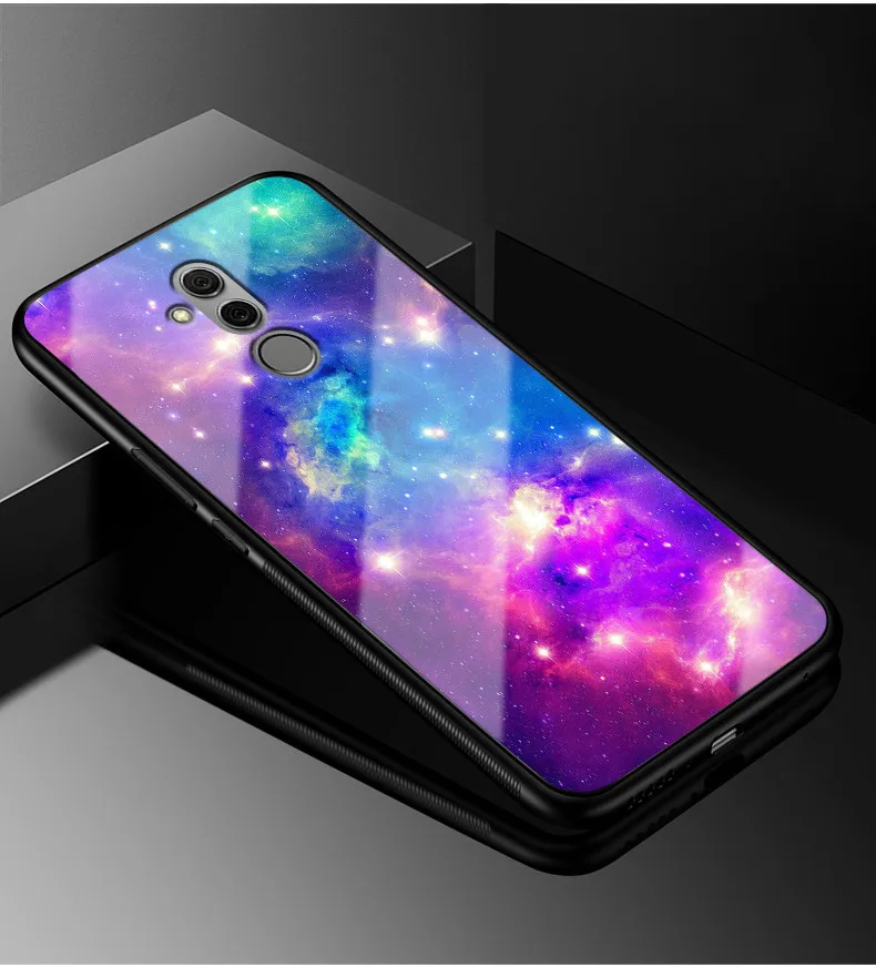 Чехол для huawei mate 20 Lite, жесткое стекло для ПК, чехол для телефона, черный бампер из ТПУ, чехол для huawei mate 20 Lite mate 20 20 Pro, чехол Coque - Цвет: 08