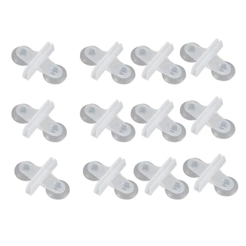 

Plastic Aquarium 5mm Glass Suction Cup Divider Sheet Holder Clip 12pcs