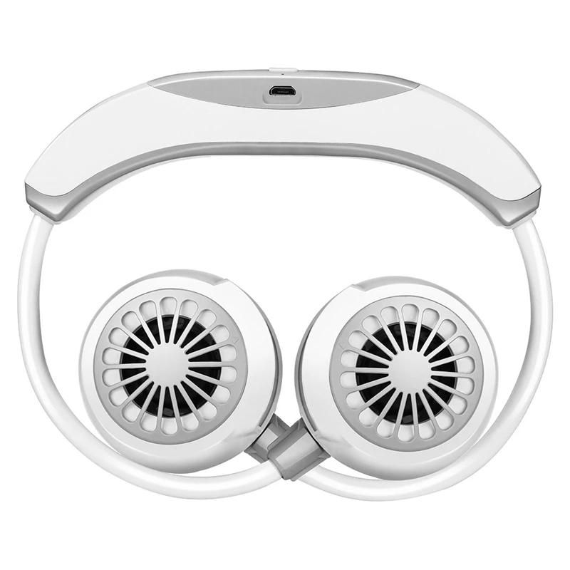 

Mini Portable USB LED Lazy Hanging Neck Cooling Fan Adjustable Angle Fan